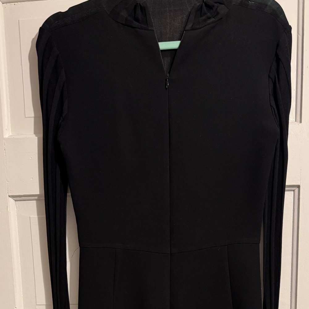 Vince Elegant Black Long Sleeve Dress